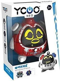 YCOO Robot interaktywny figurka Quizzie gra red